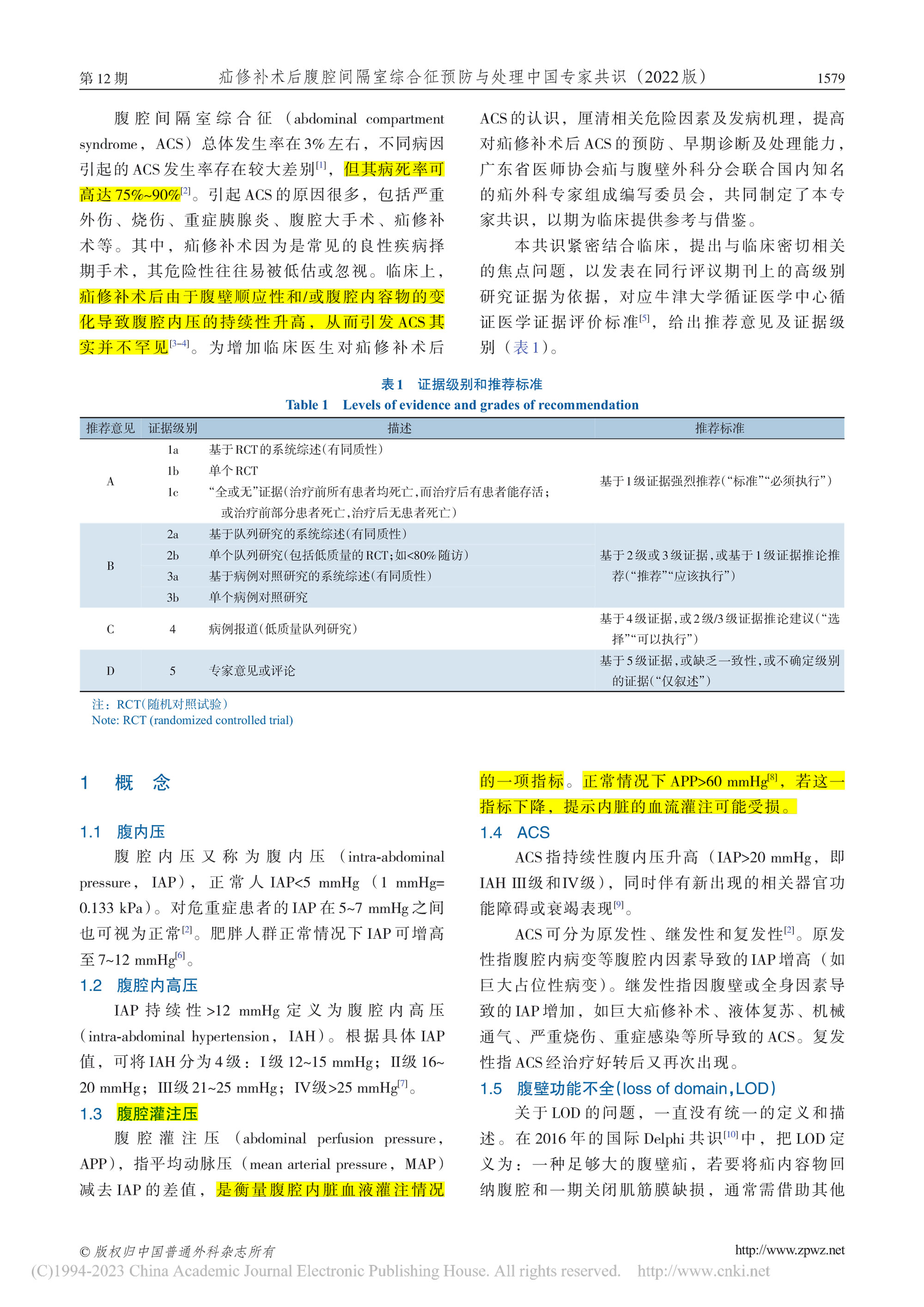 2022-疝修補術后腹腔間隔室綜合征預防與處理中國專家共識-2.jpg
